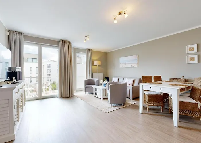 Strandnahe Mit Balkon, Residenz Bel Vital 16 * Binz